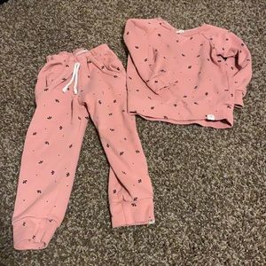 Lulu + Roo Pink Matching set 3T